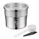 Stainless Steel Reusable Coffee Milk Frother Capsule Cup Filter for Illy