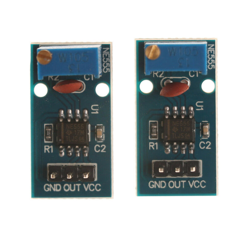 2pcs NE555 Adjustable Resistnce Frequency Pulse Generator Module A Kw