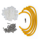 50pcs/set 3/16 inch Rope Light R-Style Mounting Clips w/ Phillips Screws