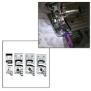 4pcs/set Narrow Rolled Hem Foot Sewing Machine Hemmer Presser Foot 3/4/6mm 2019
