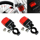 2PCS IPX4 Waterproof Self-Powered Bicycle Bike Tail Light LED Rear Light