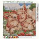 5D DIY Full Drill Diamond Painting Pink Pig Cross Stitch Embroidery Craft