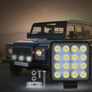4Inch Square 48W 16LED Work Light Off Road FLOOD Beam Fog Lamp For Car Truck BX