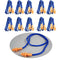 10pc Soft Silicone Cord Ear Plugs Reusable Anti Noise Snore Earplugs Great Sleep