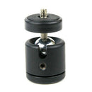 Black Mini Tripod Ball Head Camera Support 0.7 cm 1/4 in Black Easy Install X4Y4