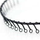 Metal wire Headband football sports gym toothed alice hair head band Men Women