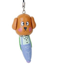 Cute Animal Wooden Cartoon Match Head Ballpoint Pen Key Chain---Random Styl L1X6