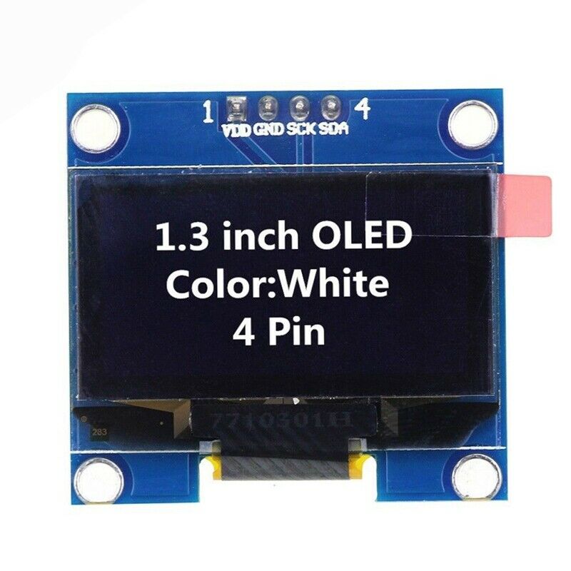 1.3 inch SSD1106 I2C 128X64 OLED Display Module Board For Arduino White