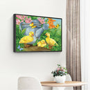 5D Rhinestone Picture Full Round Drill DIY Ducks Mosaic Diamond Painting