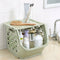 Kitchen Storage Basket Plastic Multi-Functional Hollow Vegetables Fruit Rac P3U2