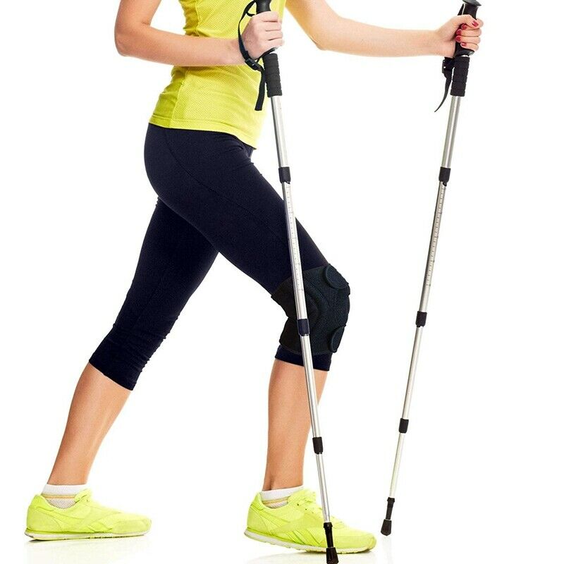 2Pcs Outdoor Sports Spring Knee Support Climbing Breathable Knee Pads Four  T4F6