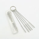Car Carburetor Carbon Dirt Jet Remove Kit 10 Cleaning Needles 5 Brush Tool UNP