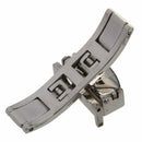 Stainless steel security folding clasp polished for watchband 18mm C6H5