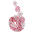 2 Yards 2.5cm Beautiful Daisy Flower Lace Trim Ribbon DIY for Sewing Crafts