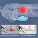 Sleep Cushion Lumbar Support Pillow Adjustable Height Home Pregnancy Pain Relief
