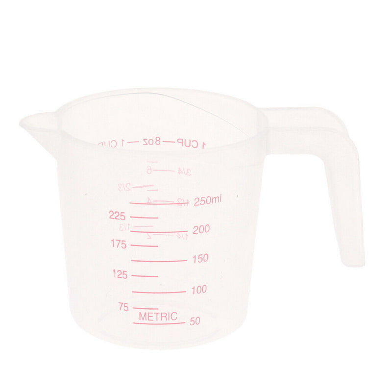 Plastic Angled Measuring Cup with Scales for Small to Large Birds Milk Feeding