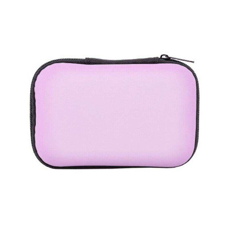 15 Slot Essential Oil Bottle Holder Rollers Storage Bag Organizer (Pink)