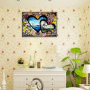 5D DIY Full Drill Diamond Painting Heart to Heart Cross Stitch Embroidery