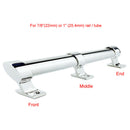 Stainless Steel Boat Hand Rail Fitting Left End Marine Handrail Bracket Stachion