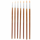 7pcs Acrylic Painting Students Detail Liner Gift Nail Paint Brush Set Gouache