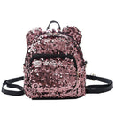 Portable Women Sequins Backpack Girls Mini School Bags For Teenage Girls Ba