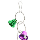 Bird Swing Toys with Colorful Wood Bells - Hanging Swing Toys for Budgie