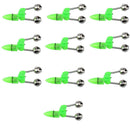 30 Pieces LED Light Bite Dual Alert Twin Alarm Bells  Fishing