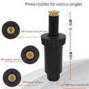 90/180/360 Degrees Rotate Pure Copper Buried Spray Automatic Pop-Up Telesco F9Y9