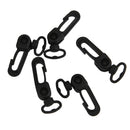 5x MagiDeal Rotatable Plastic Carabiners  Buckle Snap Clip Hook Keychain