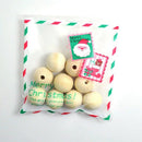 200pcs Self Adhesive Merry Christmas Plastic Cookie Candy Cellophane Xmas G N1Q3