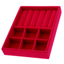 Jewelry Organizer Bracelet Hair Accessories Holder Board Detached Grid Tray