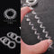 6x Girl Elastic Rubber Hair Ties Band Rope Ponytail Holder For Women Lady