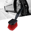 Plastic Car Wheel Brush Tire Cleaner with Handle Detailing Motorcycle Clean H5W7
