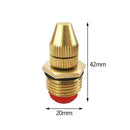 Brass Irrigation Tools Lawn Garden Spray Nozzle Adjustable Parts Sprinkler A7Y0