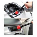 5Pcs Detailing Brush Cleaning Natural Boar Hair Brushes Car Detail ToolsJ Kw