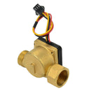 1Pcs G1/2 Water Flow Sensor Dn15 F=10Q 1-30L/Min Hall Flow Meter Copper Wat