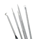 5PCS/1Set Blackhead Pimple Blemish Comedone Acne Extractor Remover Tool Kit LJ