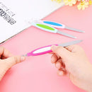 2-in-1 Nail File Cuticle Trimmer Pusher Callus Remover Double-Sided File