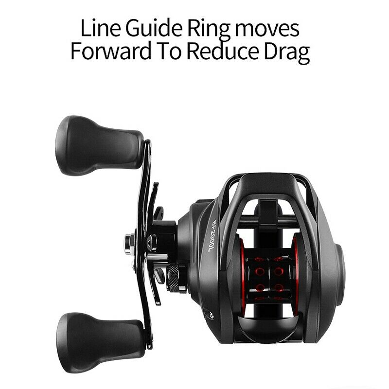 Bf2000 Reel High Speed 7.2:1 Gear Ratio 12+1Bb Fresh/Saltwater Magnetic Bra