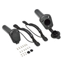 2pcs Durable Kayak Carry Handle & 2pcs Boat Fishing Rod Pole Holder with Cover