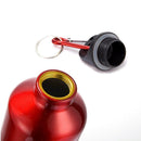 750ml Bicycle Water Bottle Aluminum Alloy Vacuum Insulation Bottle Red