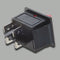 5X( Red Light Illuminated 4 Pin DPST ON/OFF Snap in Rocker Switch 16A 20A  N3D3)