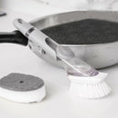 Cleaning Brush Scrubber Washing Dish Bowl with Refill Liquid Soap Dispenser