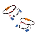 1 Pair H1/H3 LED Fog Light Headlight Load Resistor Wiring Harness Decoder