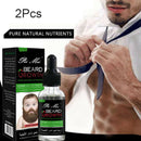 2pcs Professional Men Mustache Beard Growth Oil Eyebrow Hair Grooming Growth