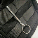 Titanium Alloy Outdoor Hanging Buckle Hook Keychain EDC Quickdraw Key Ring-, Hot