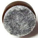 50x FELT FLOOR PROTECTORS Nail In Anti-Skid Furniture Leg/Chair/Table Caps O6Q5