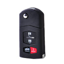 4-Button Keyless Remote Folding Flip Key Case Fob Shell fit for Mazda 3 6 MX-5