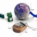 Portable Mini Kalimba 8 Keys African Thumb Finger Piano Mbira with Pendant