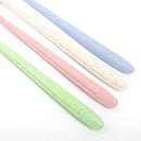 4X Wheat Straw Bamboo Charcoal Soft Toothbrush Hygiene Eco-Friendly Oral CleanJR